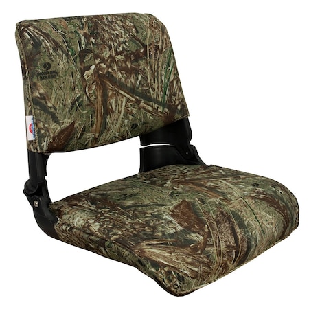 Springfield Marine Springfield Skipper Premiun Folding Seat - Mossy Oak Duck Blind w/Black Shell 1061021